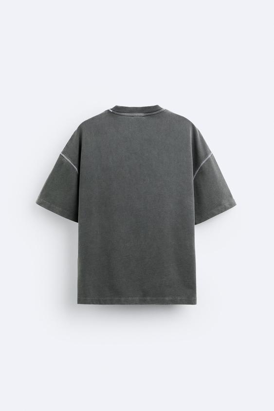 CAMISETA LAVADA ESTAMPADO