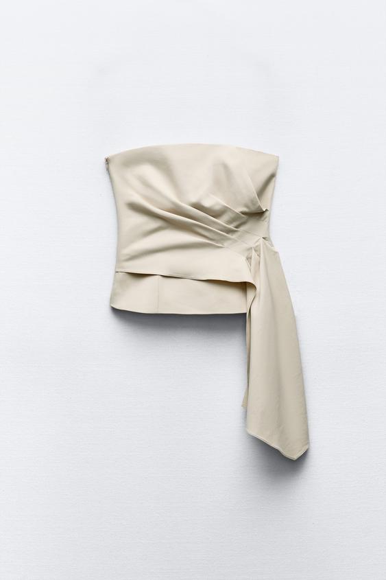 TOP DRAPEADO PALABRA DE HONOR