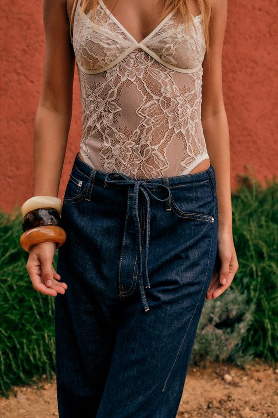 PANTALÓN FLUIDO EFECTO DENIM